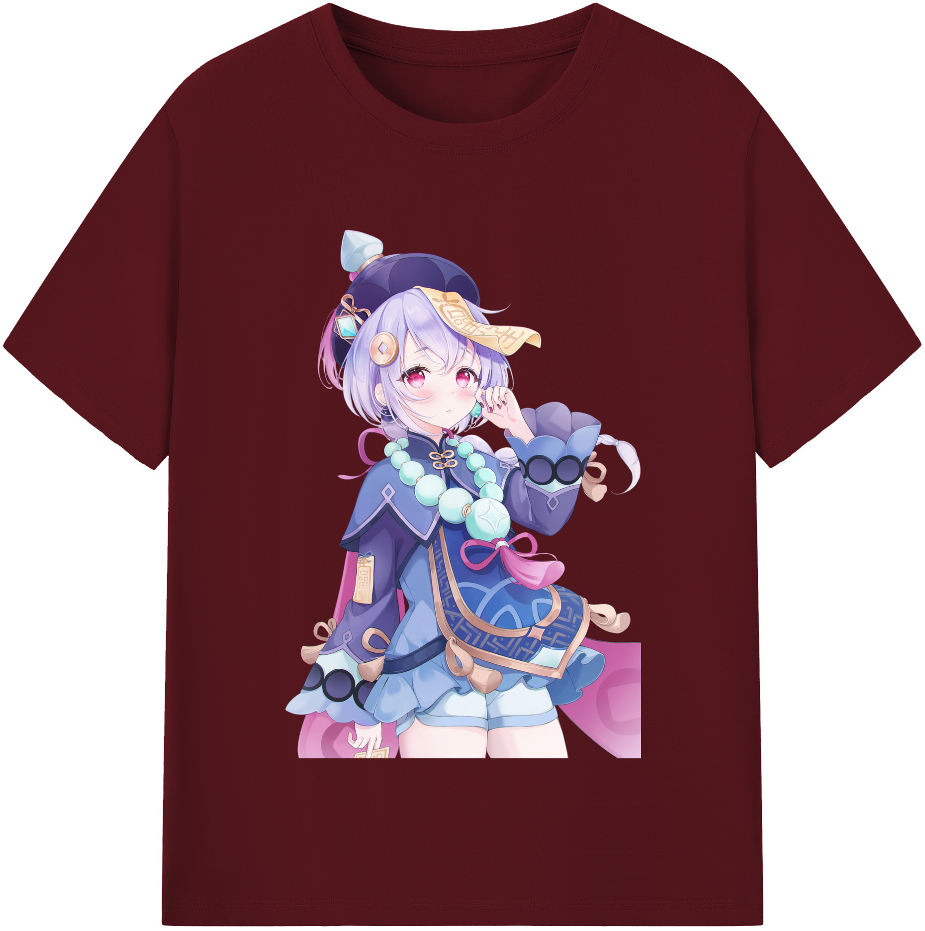 げんし神 七七 なな  genshin Nana 綿100％半袖Tシャツ（フロントプリント）